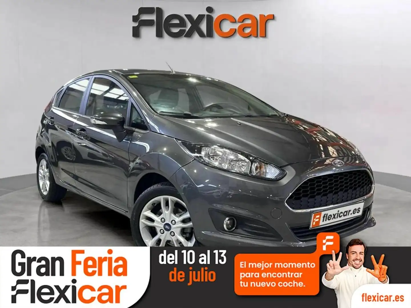 Ford Fiesta 1.25 Duratec 82cv Trend 5p Gris - 1