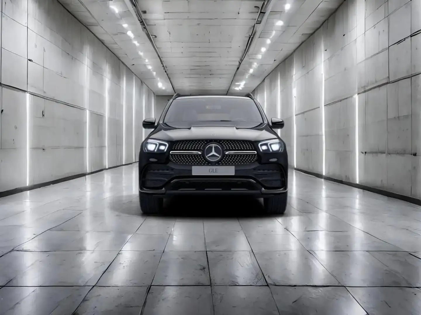 Mercedes-Benz GLE 350 de 4M AMG+360°KAM+AHK+NIGHTP.+AMBIENTE Noir - 2