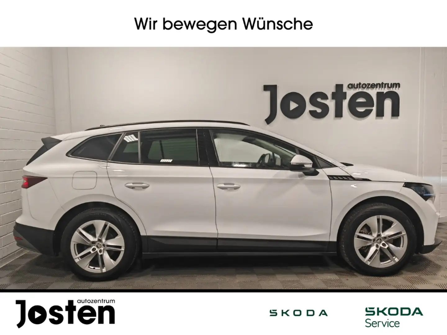 Skoda Enyaq 50 Loft ACC SHZ Navi CarPlay RFK PDC v+h LED LM19' Weiß - 2