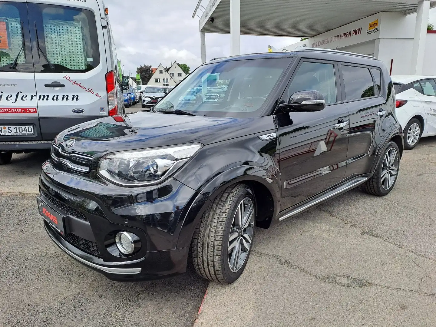 Kia Soul Spirit *Scheckheft*Navi*Kamera*JBL*PDC v&h* Zwart - 1