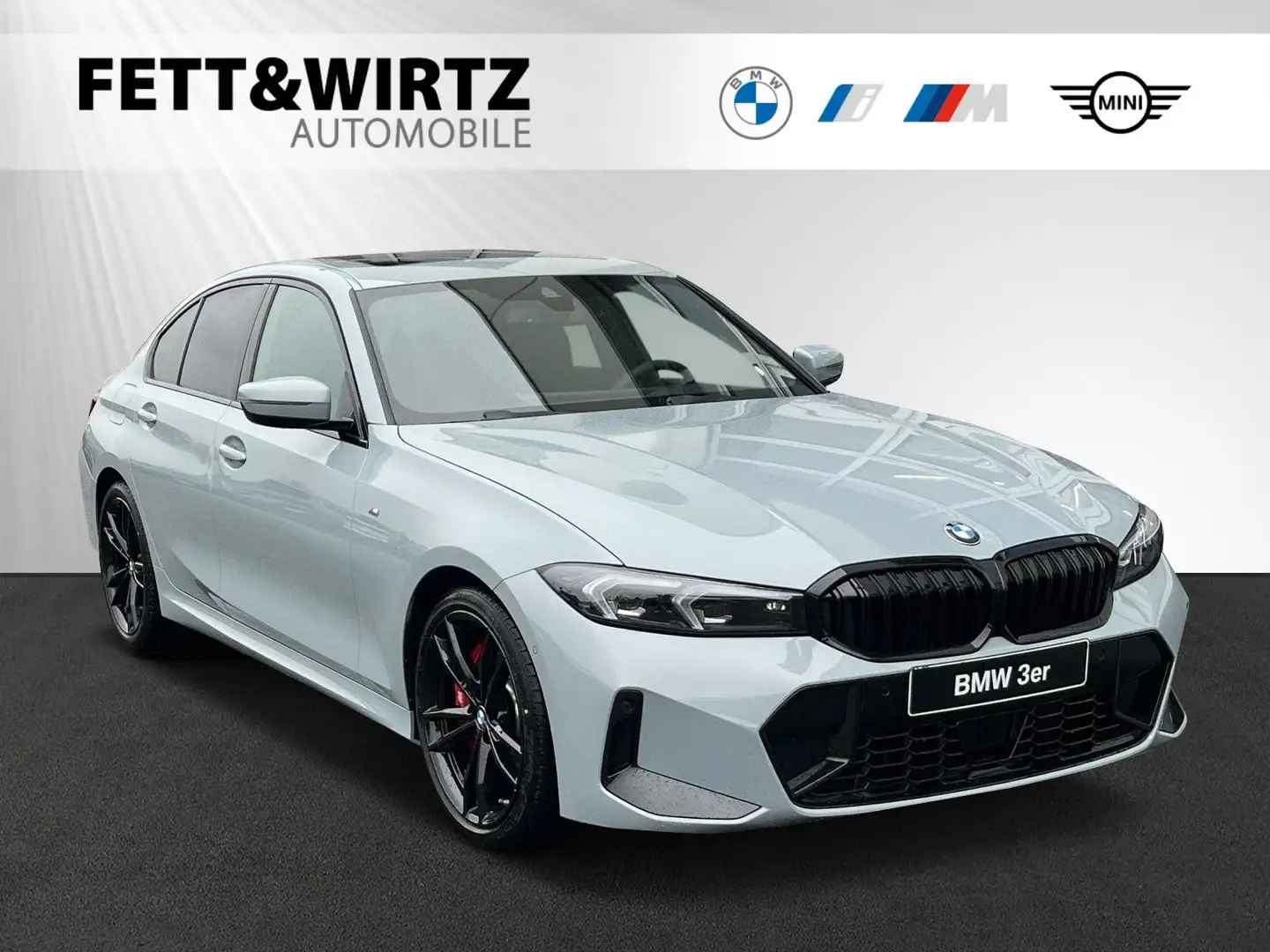BMW 318 d Limousine|M Sport Pro|LCProf.|Stop&Go|DA Gris - 1