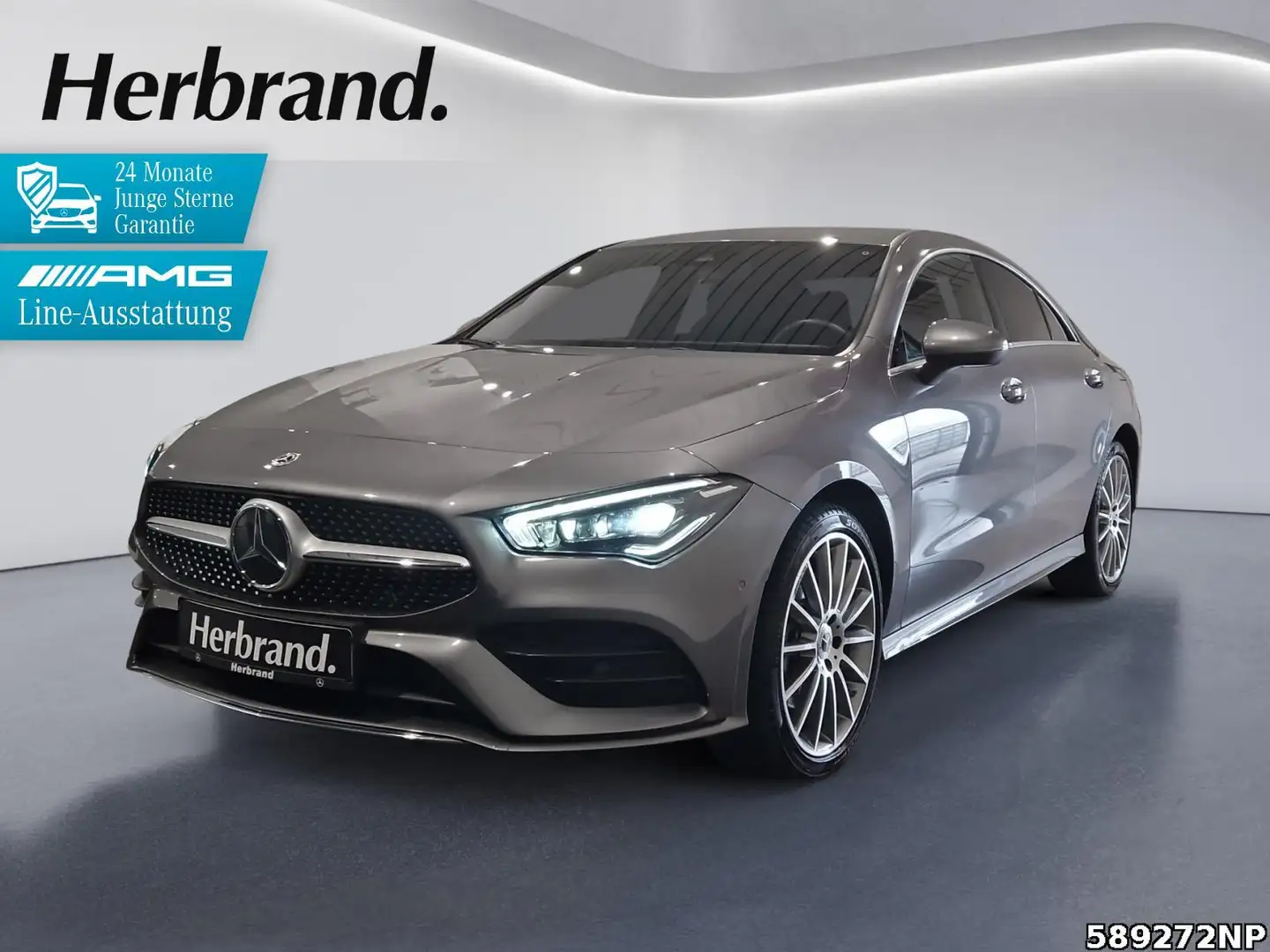 Mercedes-Benz CLA 250 e Coupé AMG MULTIBEAM Ambiente Kamera Gris - 1