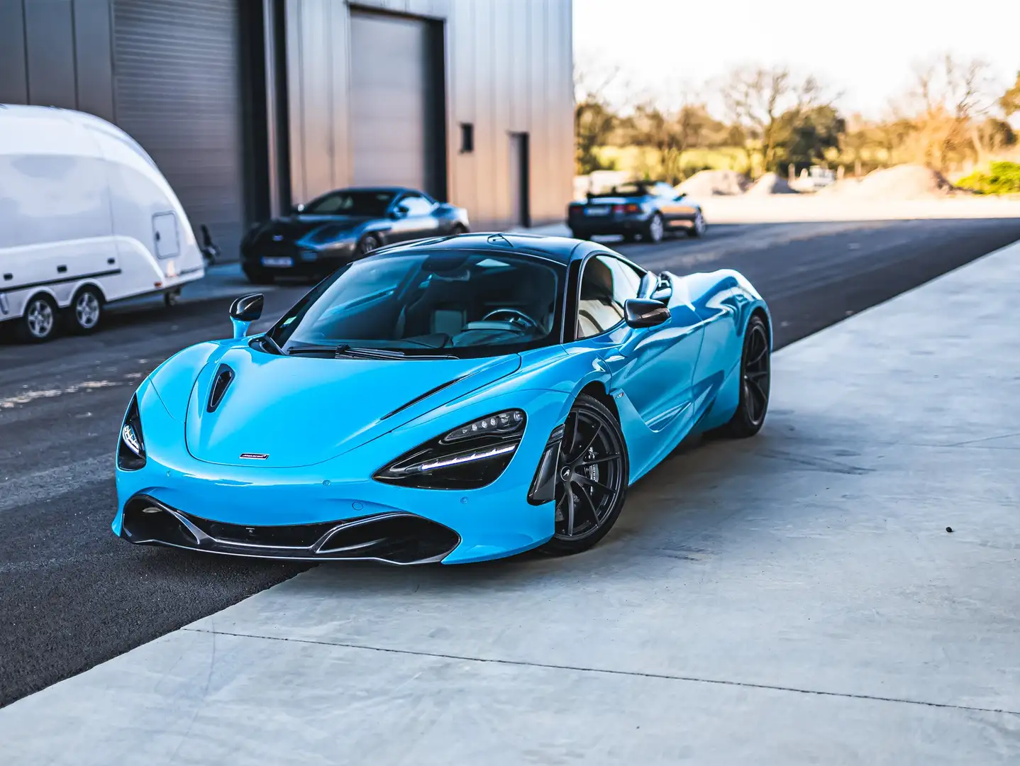 McLaren 720S Coupé V8 4.0 720 ch Performance Bleu - 2
