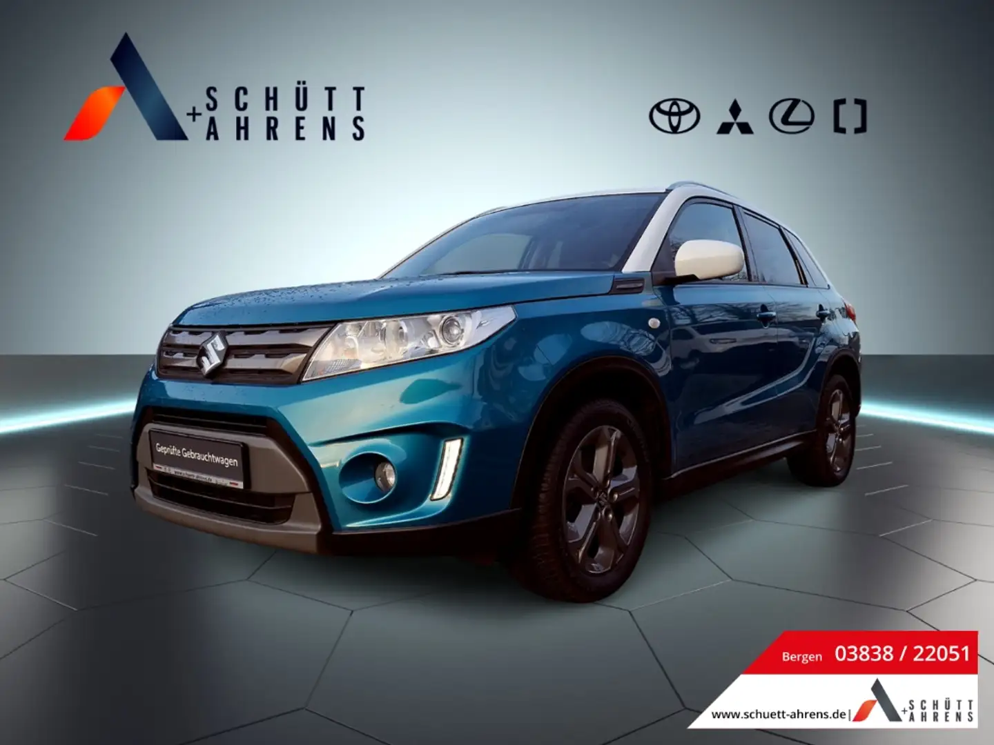 Suzuki Vitara 1.6 Comfort 4x2  ESP, Fensterheber, Freisprecheinr Blau - 1