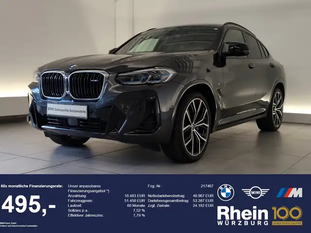 Bmw X4 M d Navi/LED/360°/AHK/Pano/HuD/LR Hz/HiFI