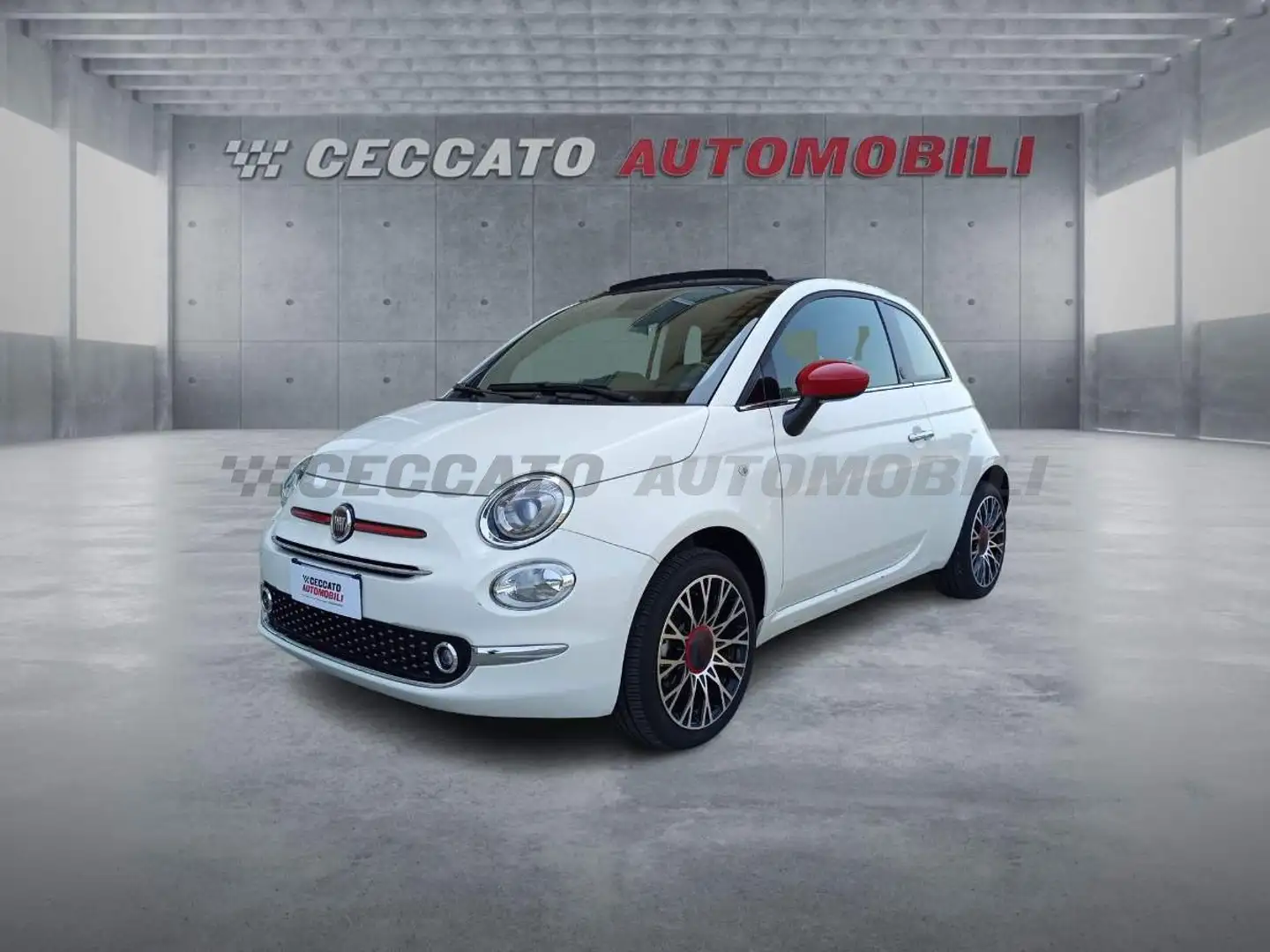 Fiat 500C 500C 1.0 hybrid (Red) 70cv Bianco - 1
