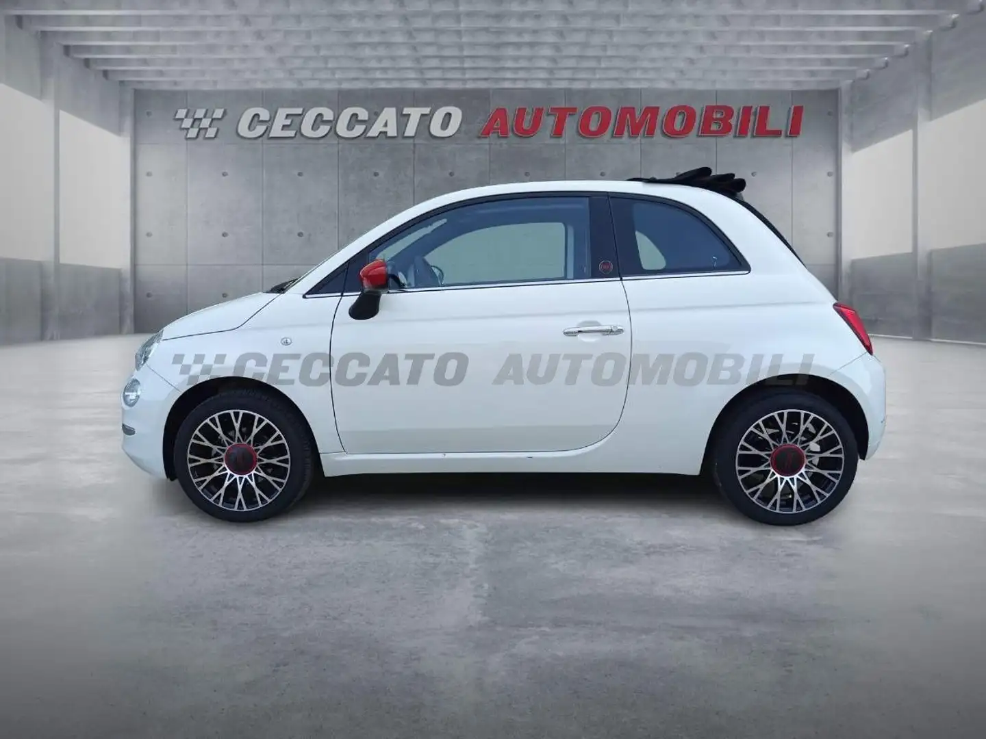 Fiat 500C 500C 1.0 hybrid (Red) 70cv Bianco - 2