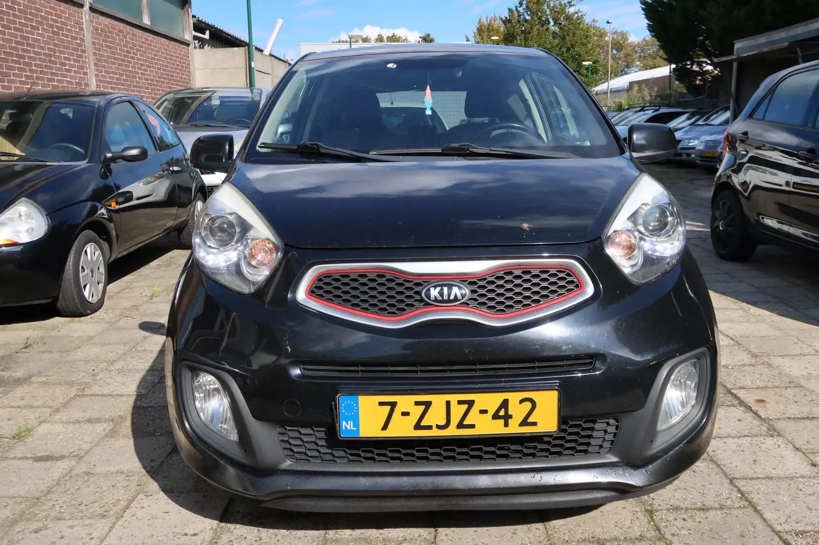 Kia Picanto 1.0 CVVT X-treme, Lederen bekleding, stuurbedienin Zwart - 2