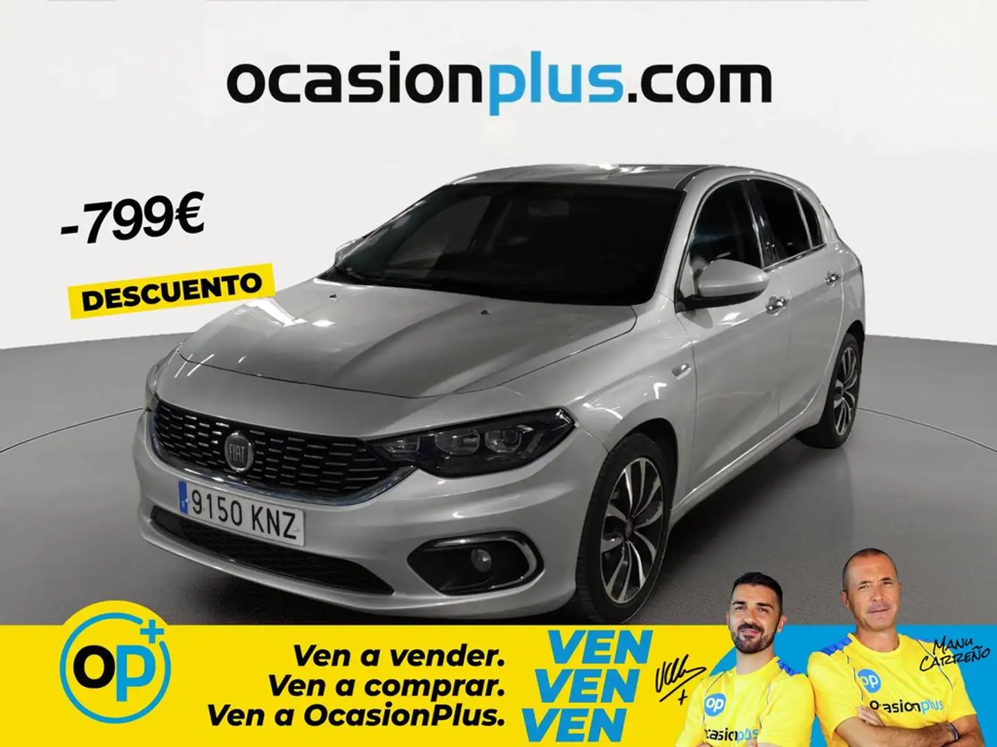Fiat Tipo 1.4 T-Jet Lounge Plus Gris - 1