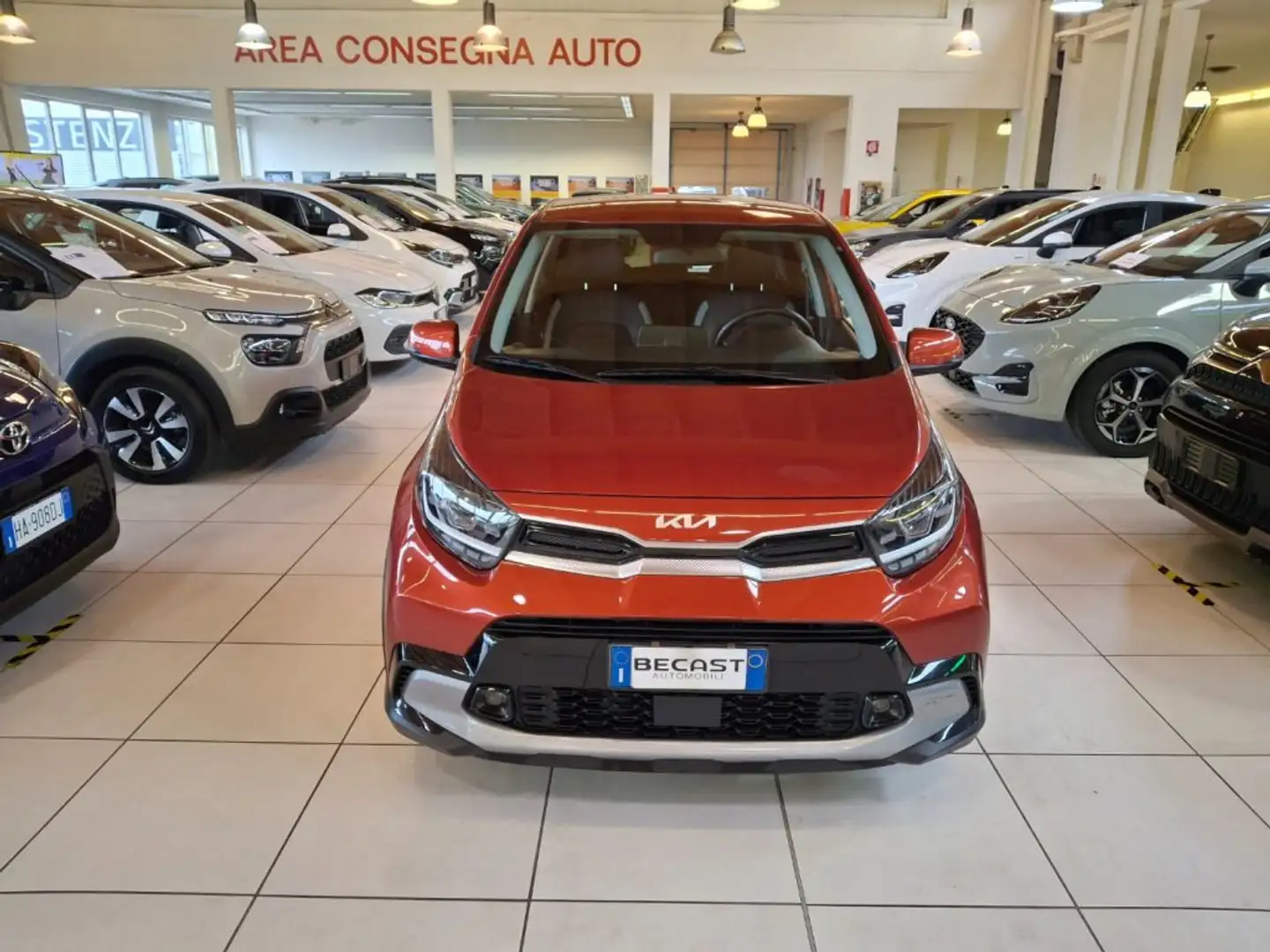 Kia Picanto 1.0 12V 5 porte X Line UNICO PROPRIETARIO Arancione - 2