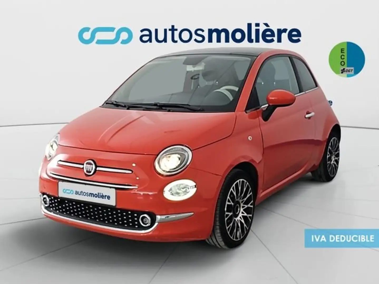 Fiat 500 1.0 Hybrid Dolcevita 52kW Naranja - 1