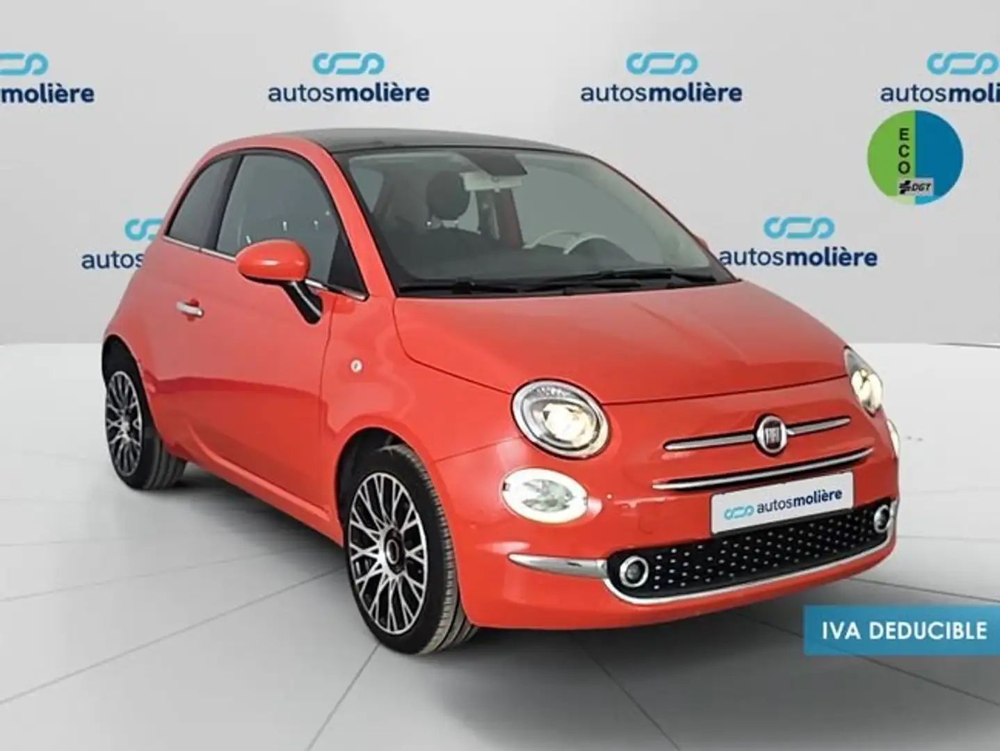 Fiat 500 1.0 Hybrid Dolcevita 52kW Oranje - 2