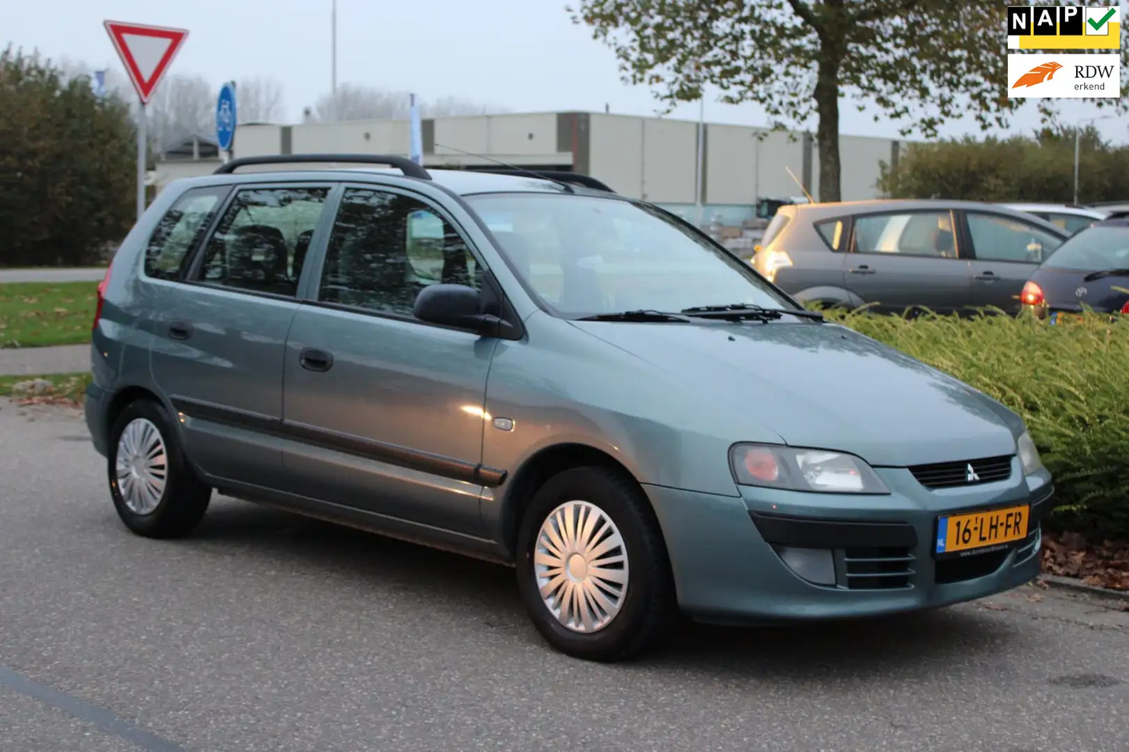 Mitsubishi Space Star 1.6 Family Diamond/AIRCO/TREKHAAK/NAP/HOGE ZIT+INS Groen - 1