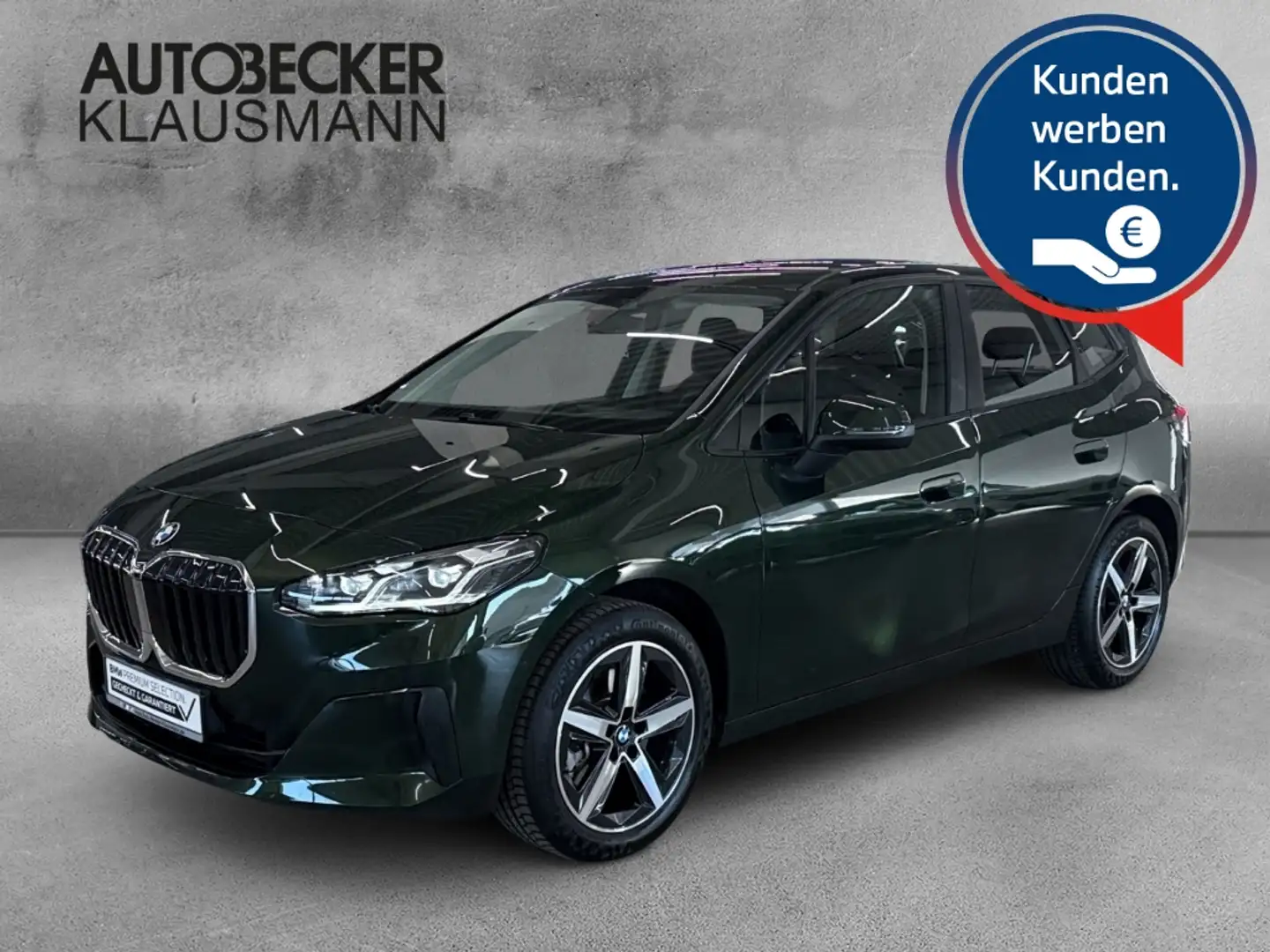 BMW 223 Active Tourer xDRIVE AUTOMATIK WIDESCREEN LED PDC Groen - 1