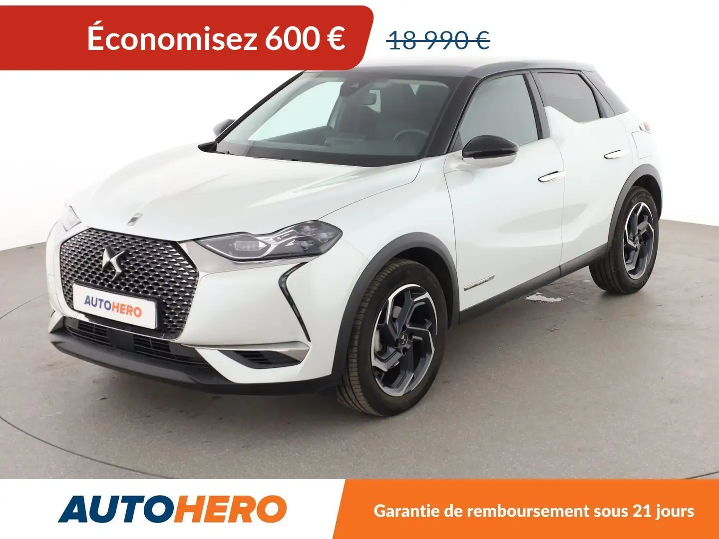 DS Automobiles DS 3 Crossback 1.2 PureTech Toits de Paris EAT8 Blanc - 1
