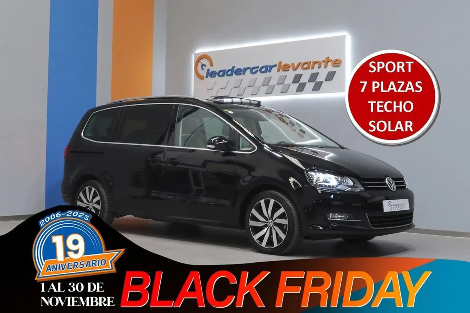 Volkswagen Sharan 2.0TDI Sport DSG 135kW Noir - 1