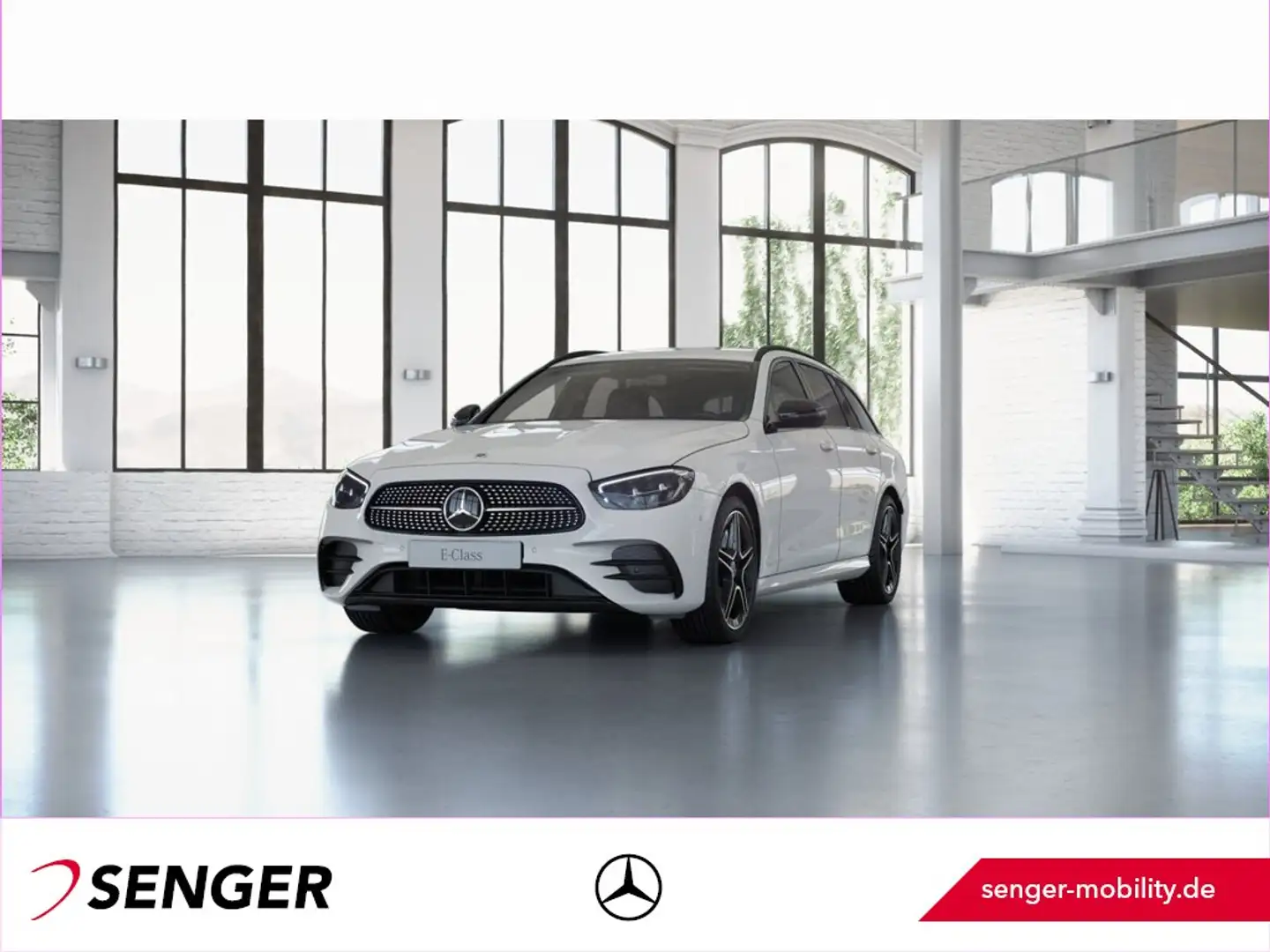 Mercedes-Benz E 300 de T AMG Night Distronic Kamera Ambiente Weiß - 1