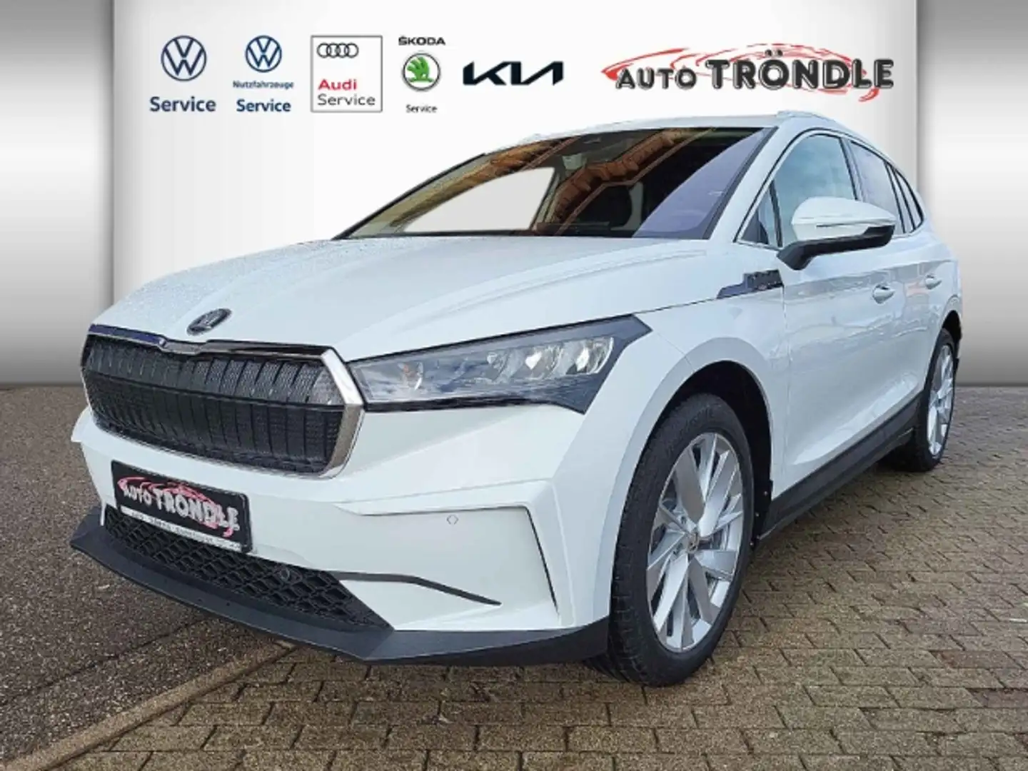 Skoda Enyaq 80 82 kWh Loft +Canton +Navi +Kamera Weiß - 1