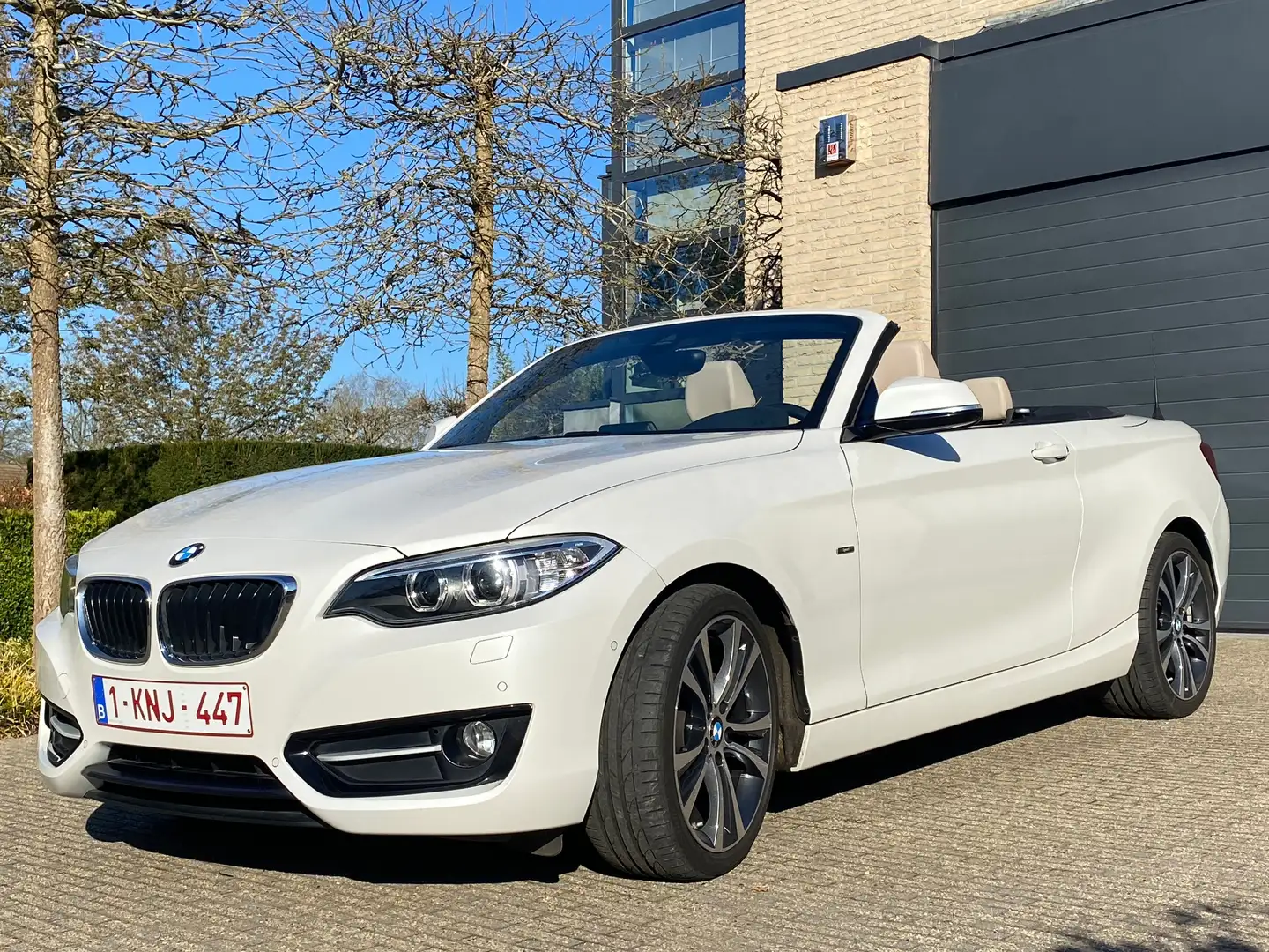 BMW 228 228i Cabrio Sport Line Blanc - 2