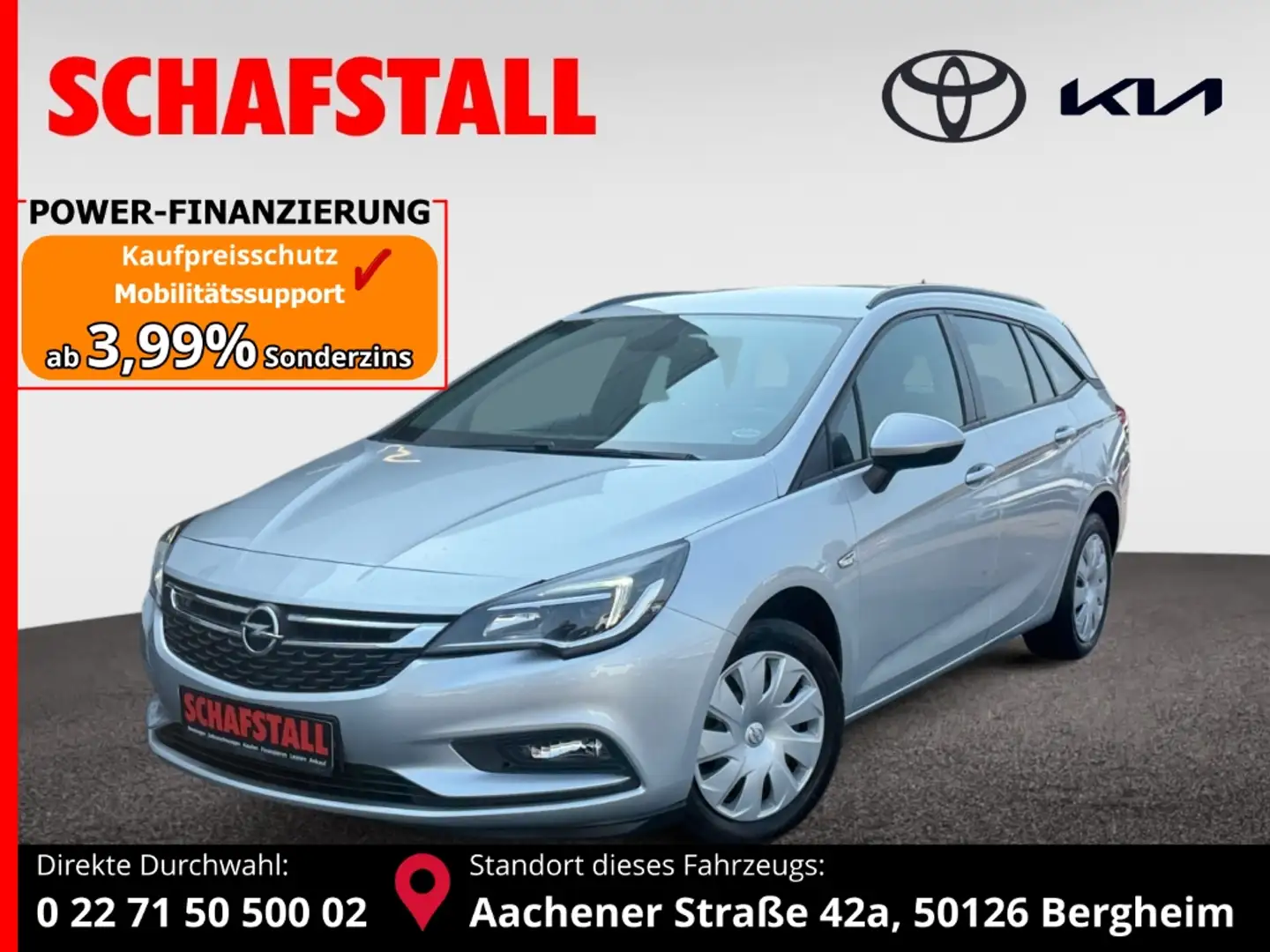 Opel Astra K Sports Tourer Business Klimaauto Sitzheiz. Lenkr Grau - 1
