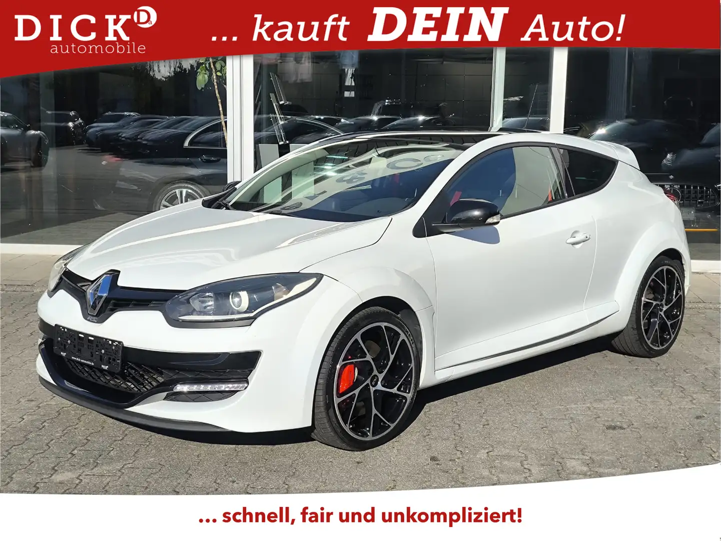 Renault Megane Sport RS GEPFLEGT+PANO+NAV+SHZ+KAM+BOSE+ Blanc - 1