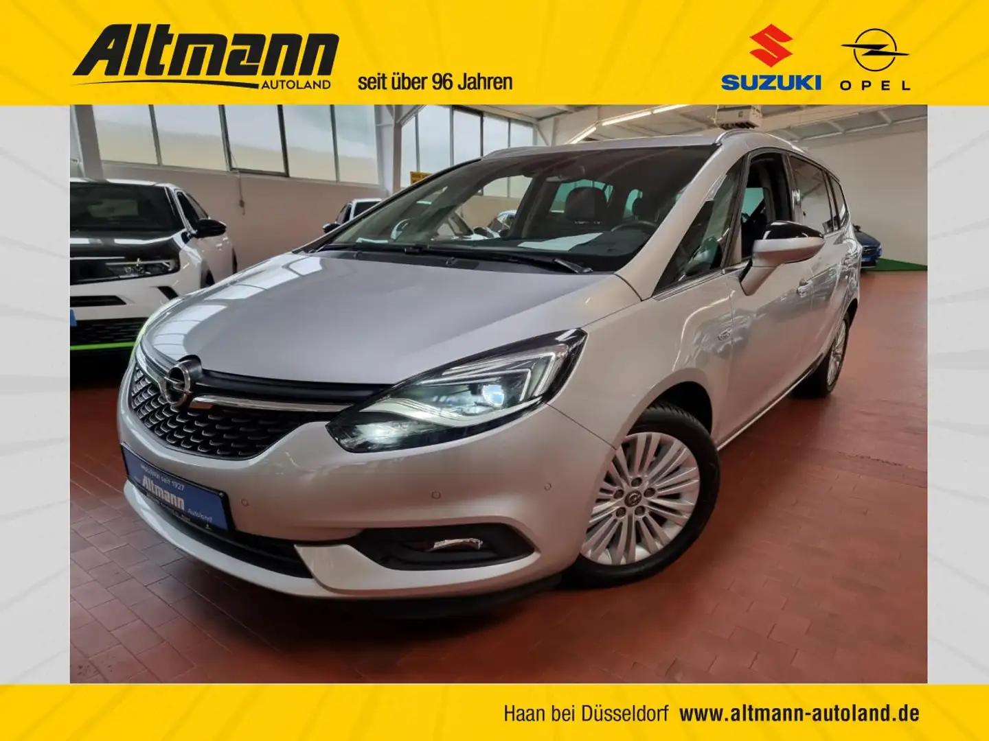 Opel Zafira Innovation 7Sitzer Navi Kamera Winterp. Solarprot. Silber - 1