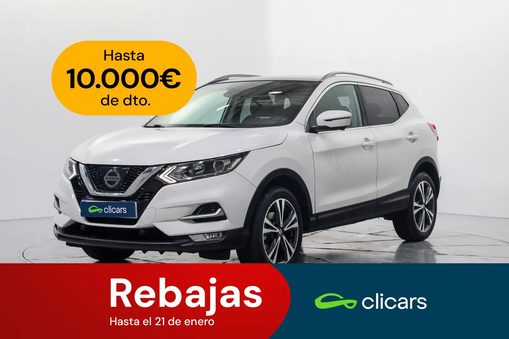 Nissan Qashqai 1.2 DIG-T N-Connecta 4x2 Weiß - 1