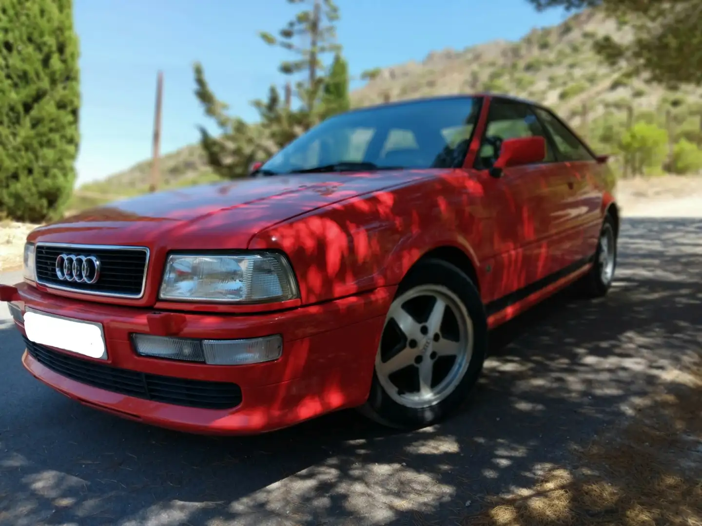 Audi S2 coupe Quattro Piros - 2