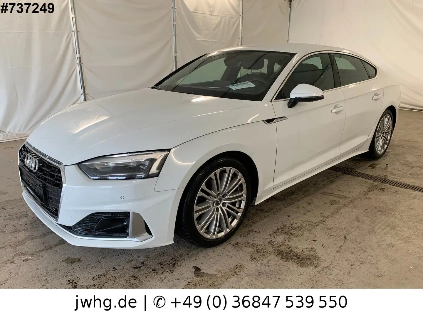 Audi A5 Sportback 50 quattro ACC+/LEDER/VIRTUAL/KAMER Blanc - 1