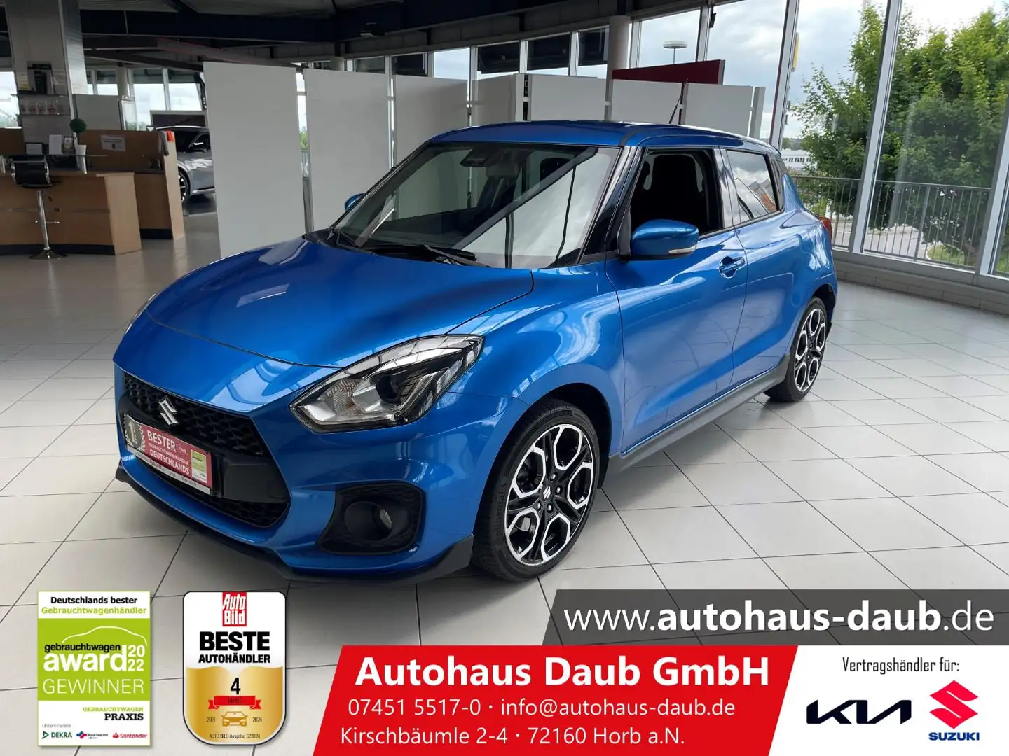 Suzuki Swift 1.4 Sport Boosterjet+Hybrid+Navi+Alu+LED Azul - 2