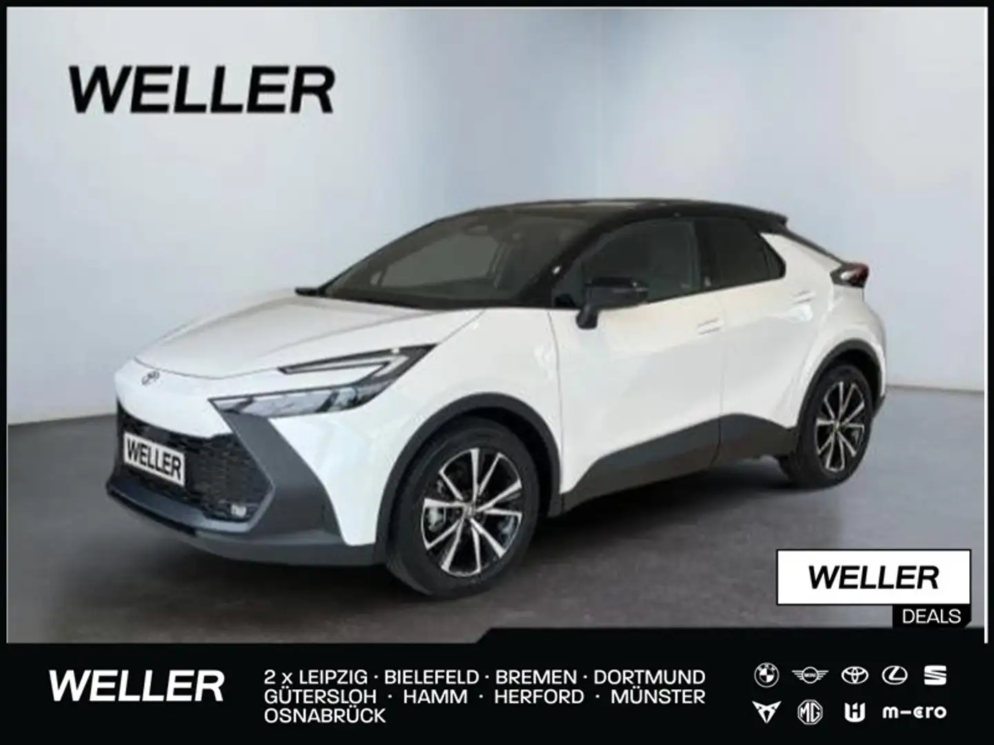 Toyota C-HR Hybrid Flow Inkl. Klima / Navi / Alu / LED Weiß - 1