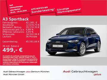 40 TFSI e S tronic Advanced Pano/AC