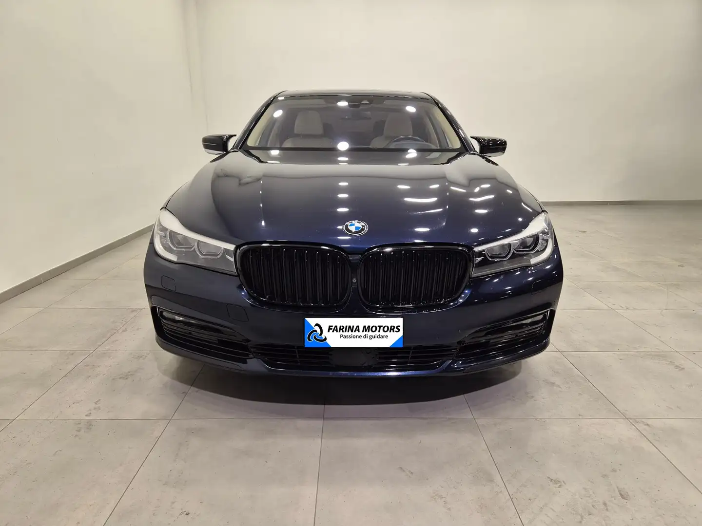 BMW 730 730d Luxury auto - ACC/Lim - Cam 360 - Tetto - 4 RUOTE STERZANTI Bleu - 2