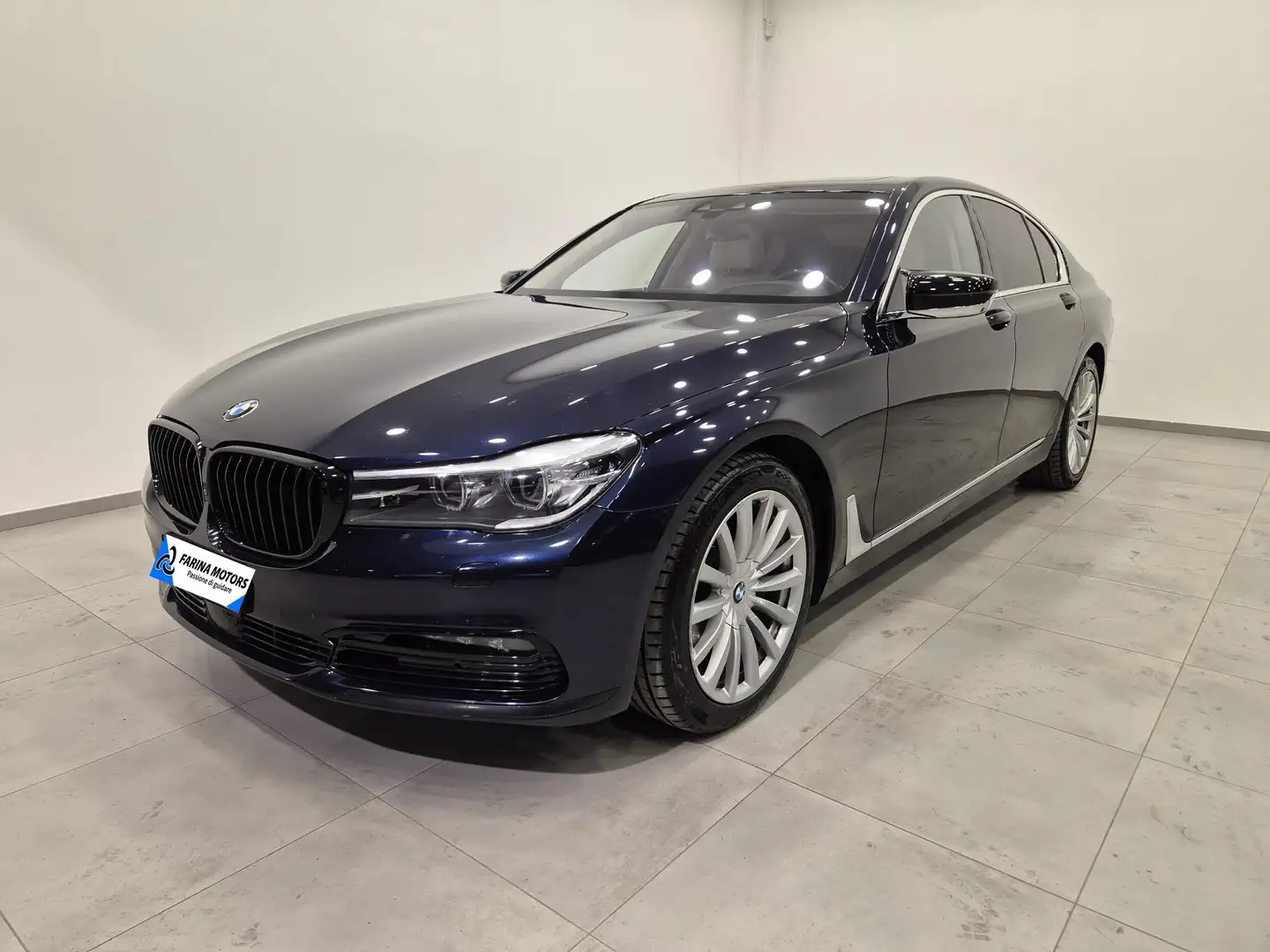 BMW 730 730d Luxury auto - ACC/Lim - Cam 360 - Tetto - 4 RUOTE STERZANTI Bleu - 1