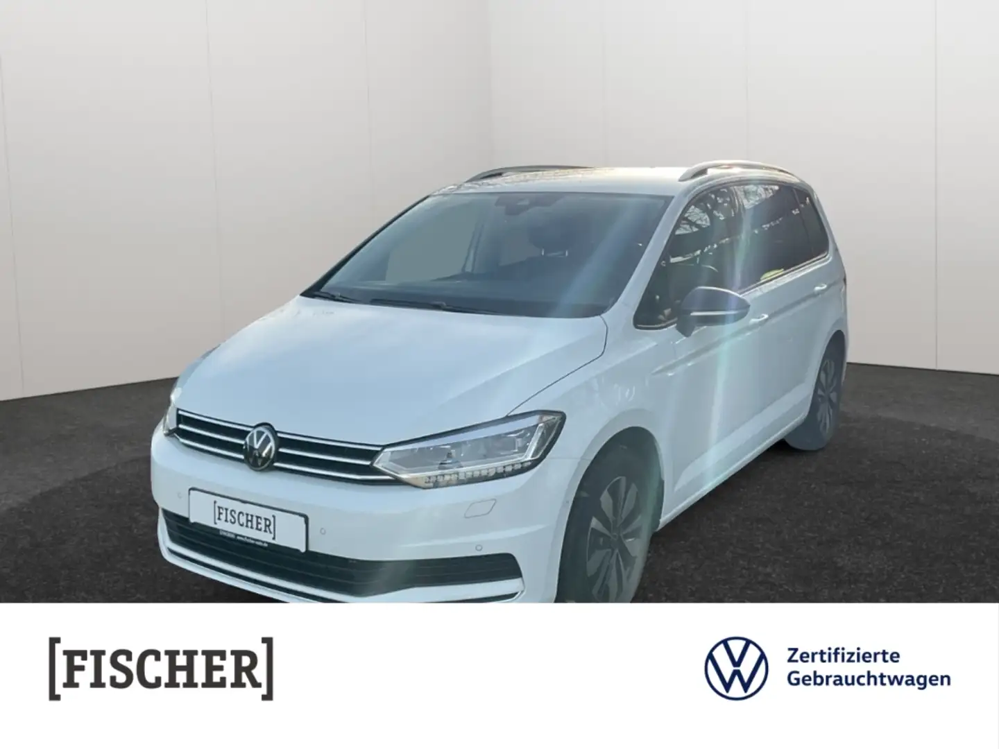 Volkswagen Touran 1.5TSI DSG Goal LED AHK Navi ACC DAB 7-Sitzer Weiß - 1