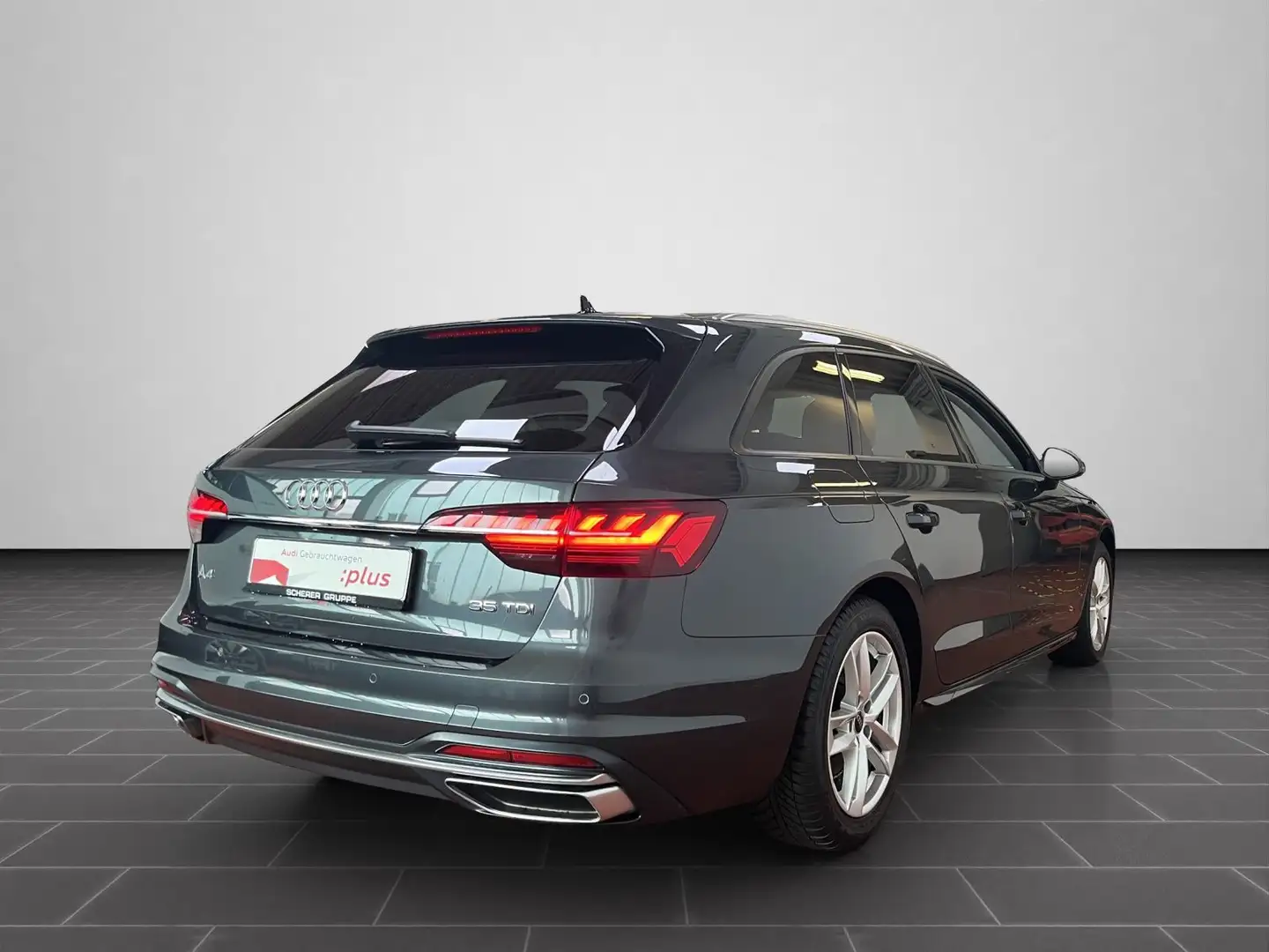 Audi A4 35 TDI advanced, AHK, Assist, Navi, LED Grau - 2