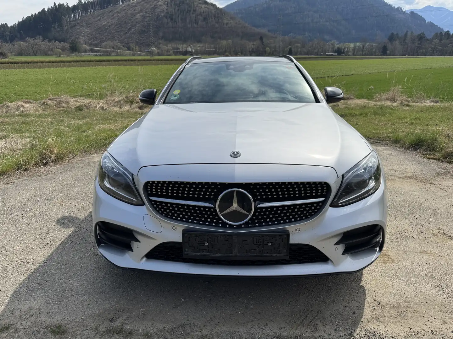 Mercedes-Benz C 220 d T-Modell, AMG, Multibeam, Distronic+, AHK, HUD Silber - 2