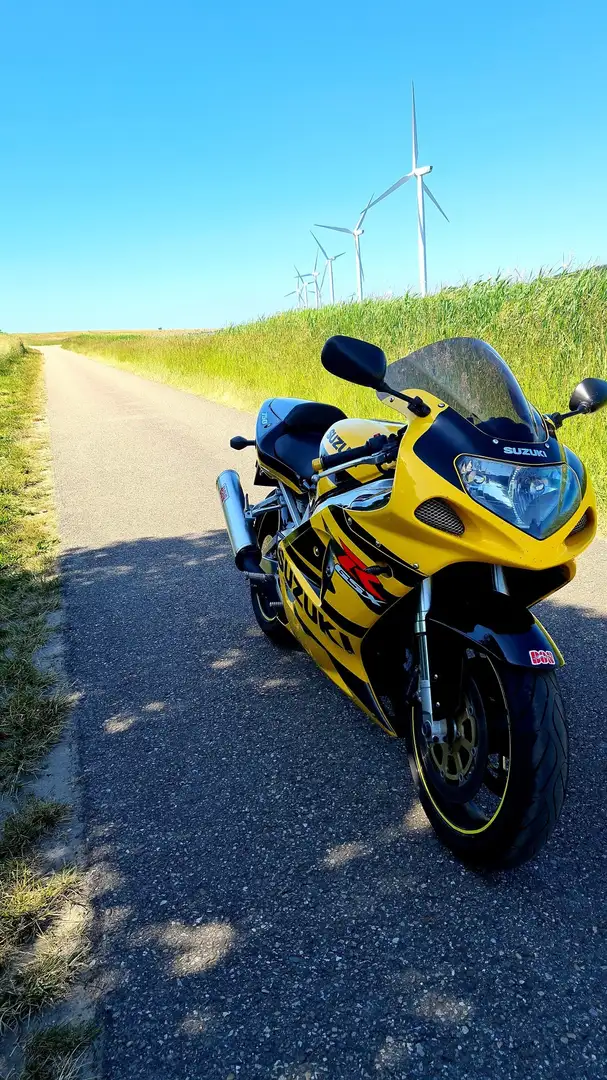 Suzuki GSX-R 750 carbon uitvoering icm met uniek gele kleurstelling Amarillo - 1