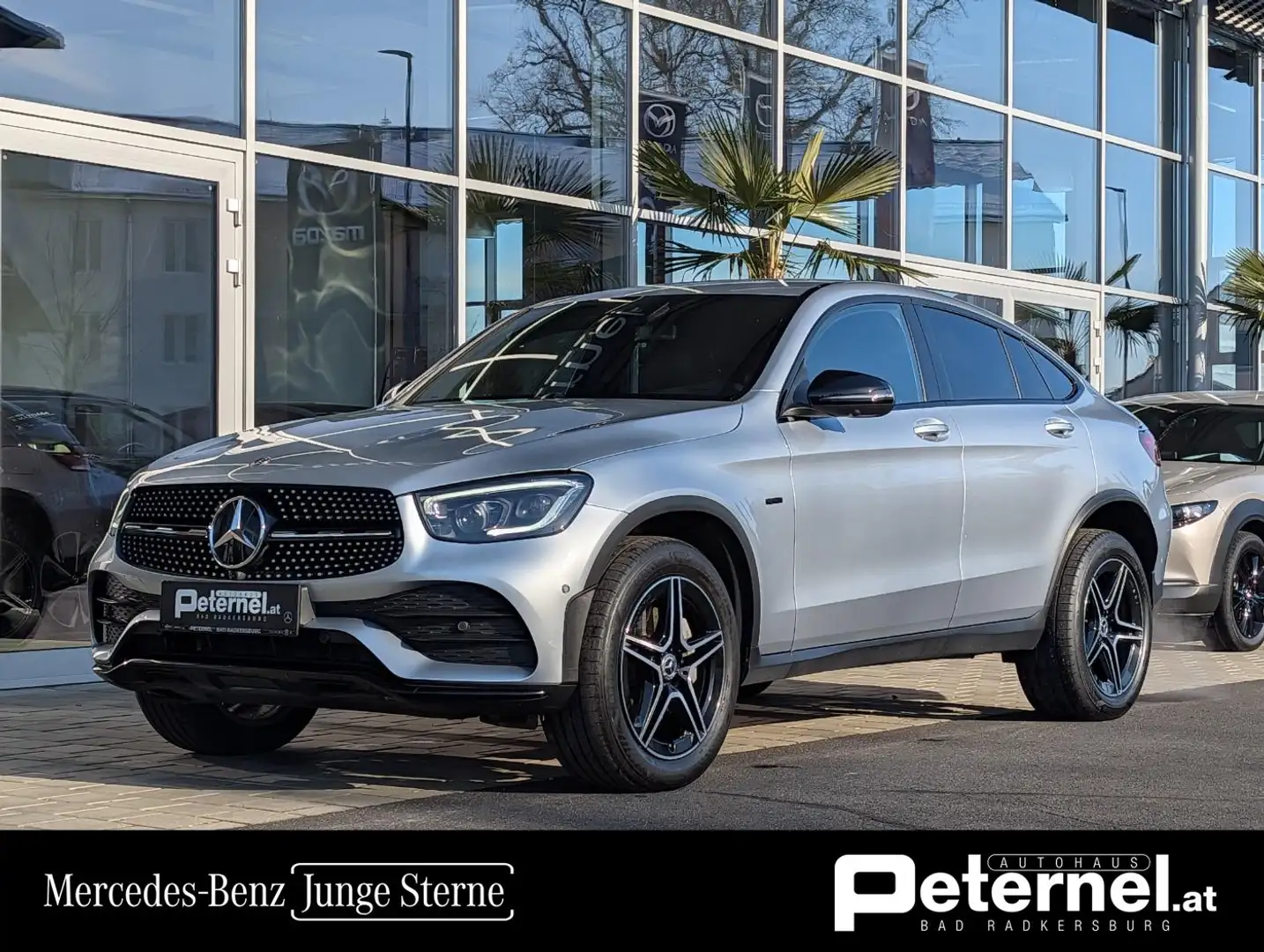 Mercedes-Benz GLC 300 de 4MATIC Coupé AMG-Line Mbeam eHeck Silber - 1