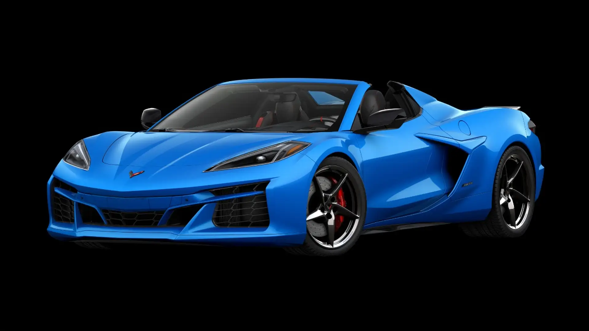 Corvette C8 E-Ray Cabrio Europamodell Front Lift Blau - 2
