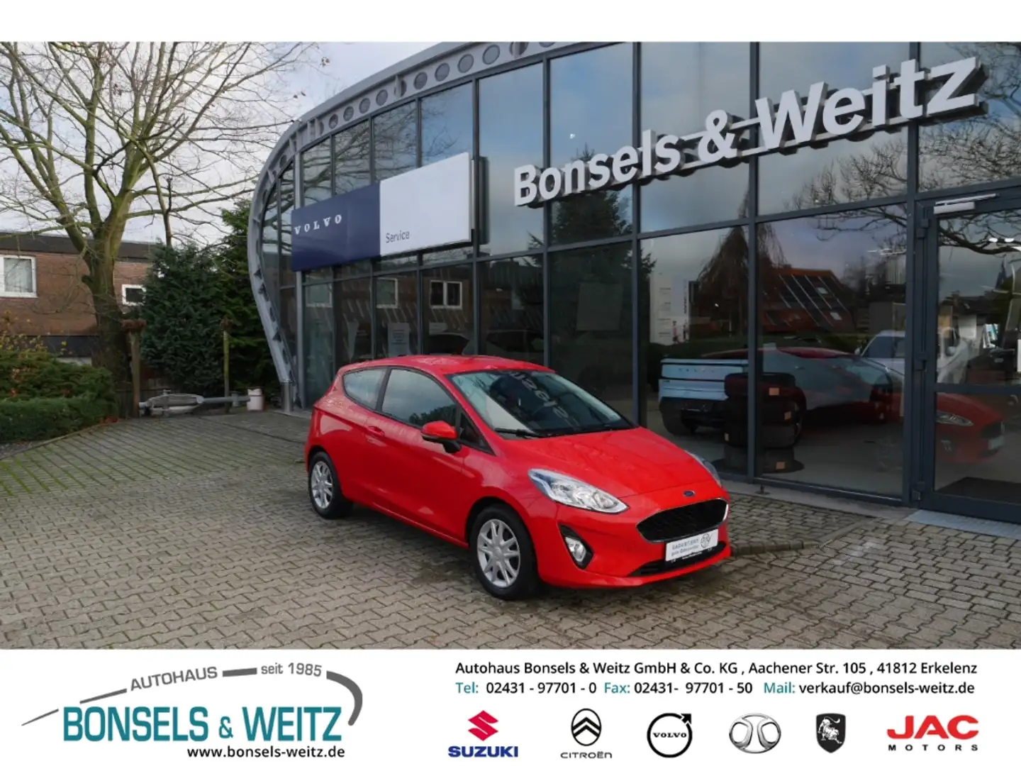 Ford Fiesta 1.1 COOL&CONNECT Navi Apple CarPlay Android Auto W Rood - 1