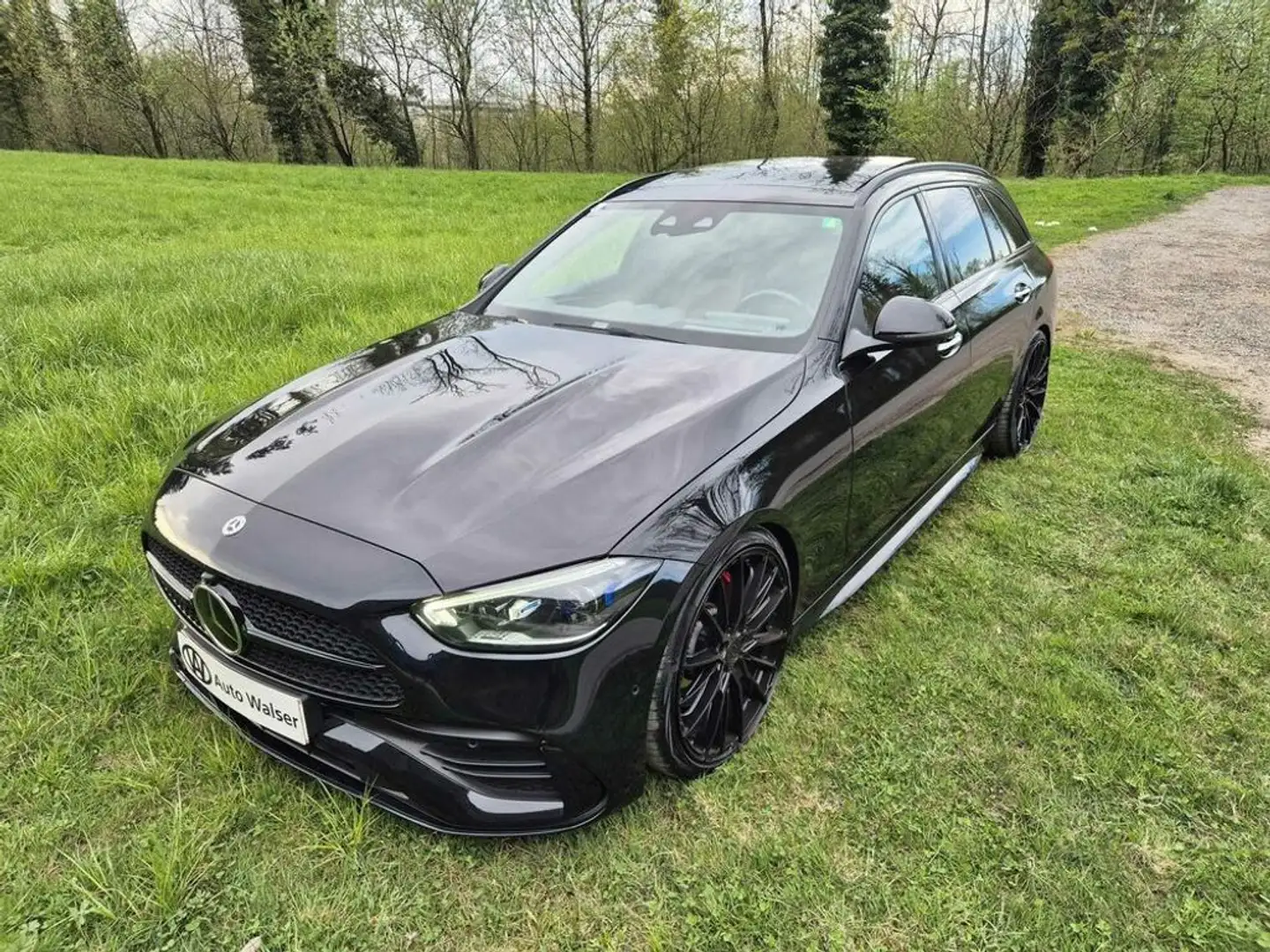 Mercedes-Benz C 300 d T AMG Paket Zwart - 2