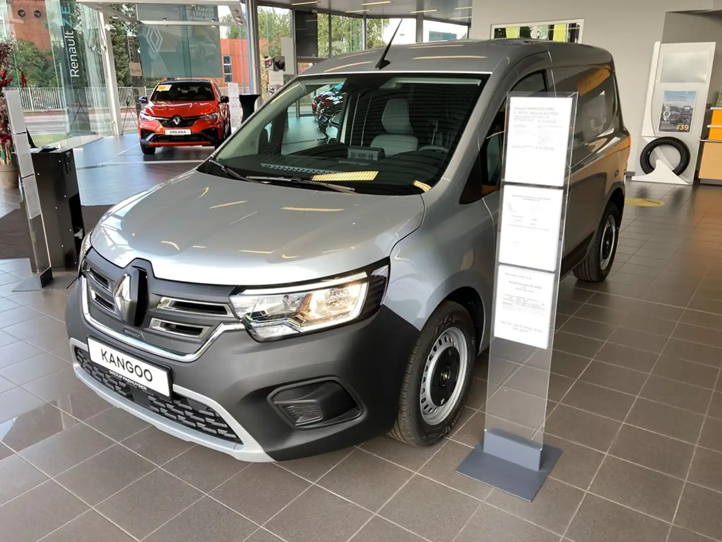 Renault Kangoo Z.E. advance sesamdeur 11kW Gri - 1