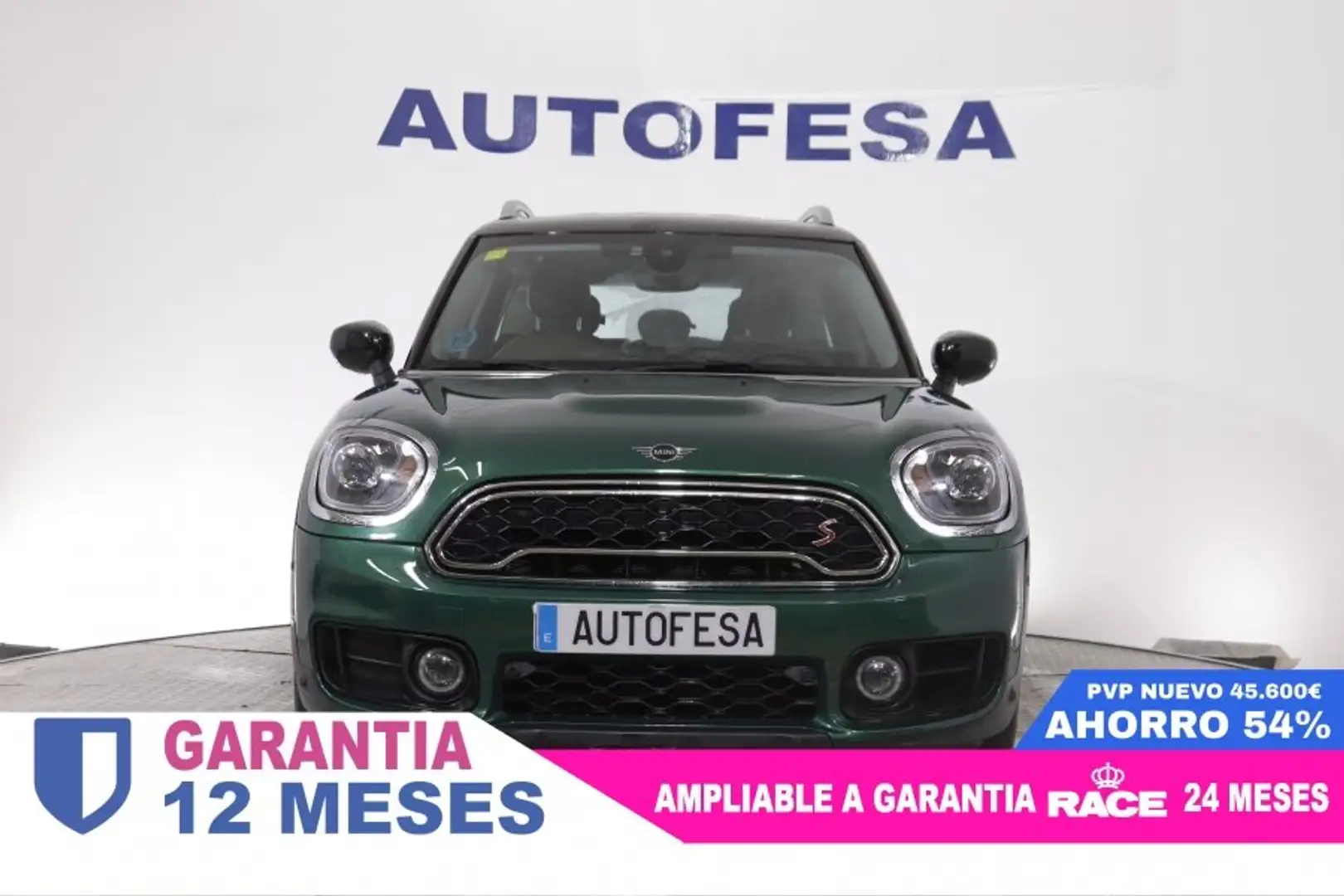MINI 2.0 192cv 5P # IVA DEDUCIBLE, NAVY, CUERO Verde - 2