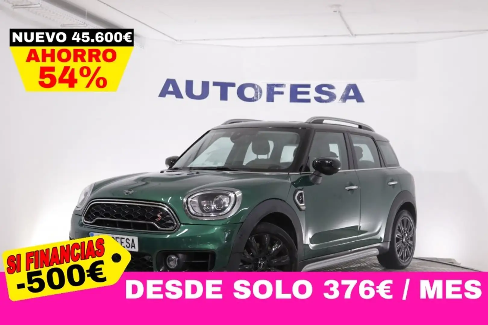 MINI 2.0 192cv 5P # IVA DEDUCIBLE, NAVY, CUERO Verde - 1