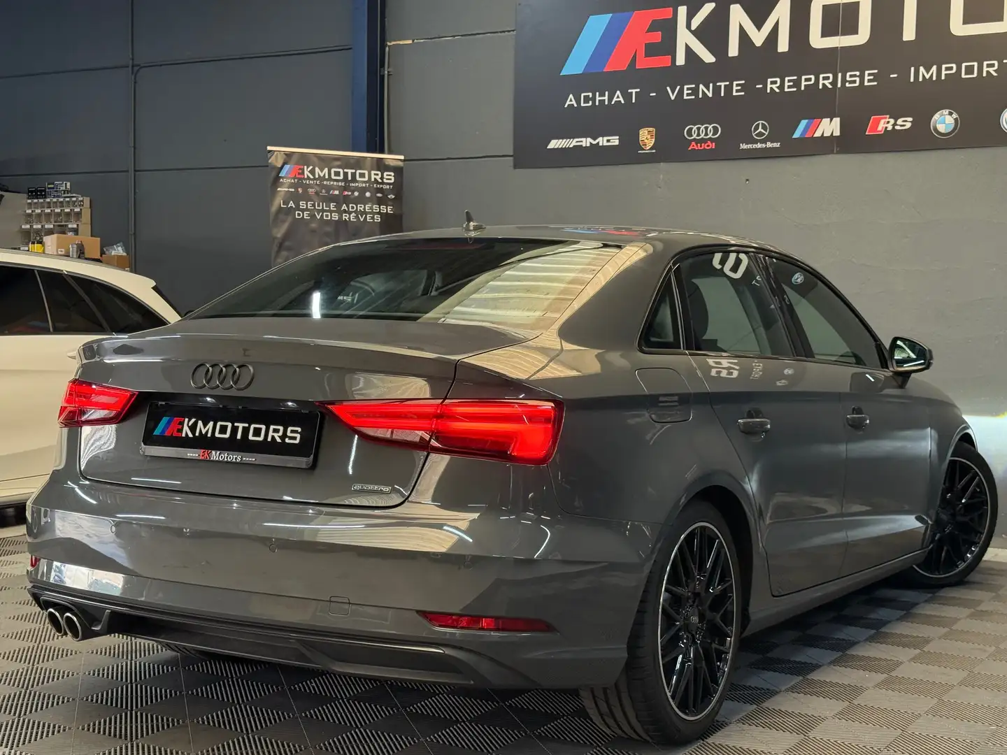 Audi A3 °2.0TDI°QUATTRO°S-LINE°AUTO°FULL Gris - 2