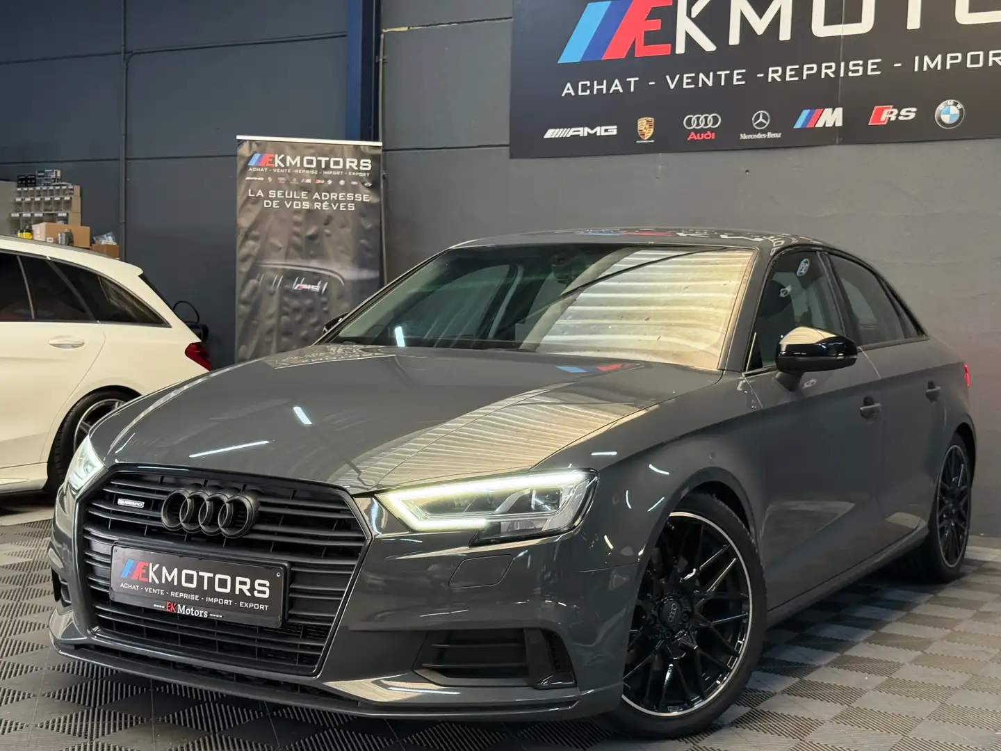 Audi A3 °2.0TDI°QUATTRO°S-LINE°AUTO°FULL Gris - 1
