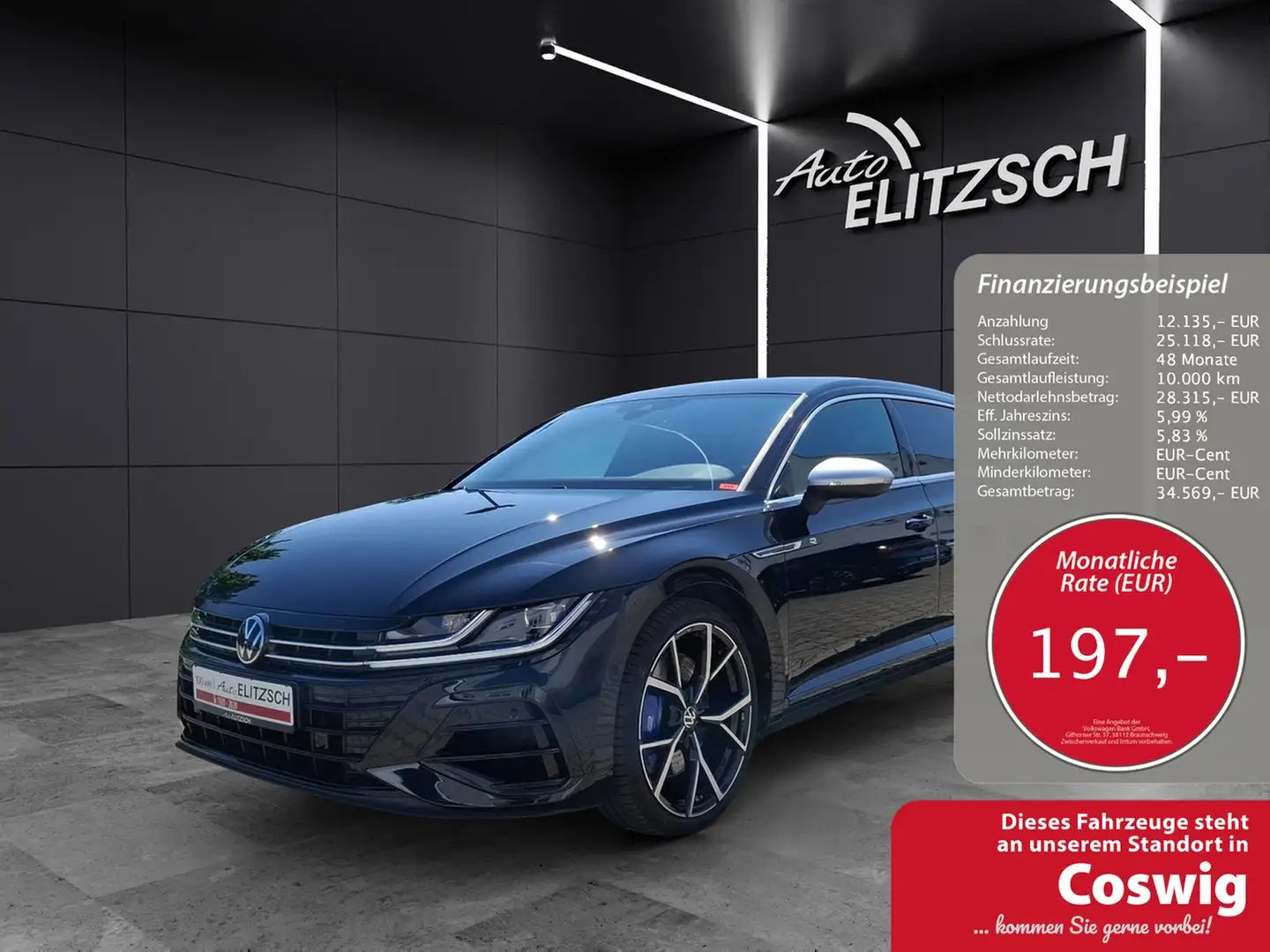 Volkswagen Arteon SB R 4M TSI DSG LED ACC AHK SH Massage RearView... Schwarz - 1