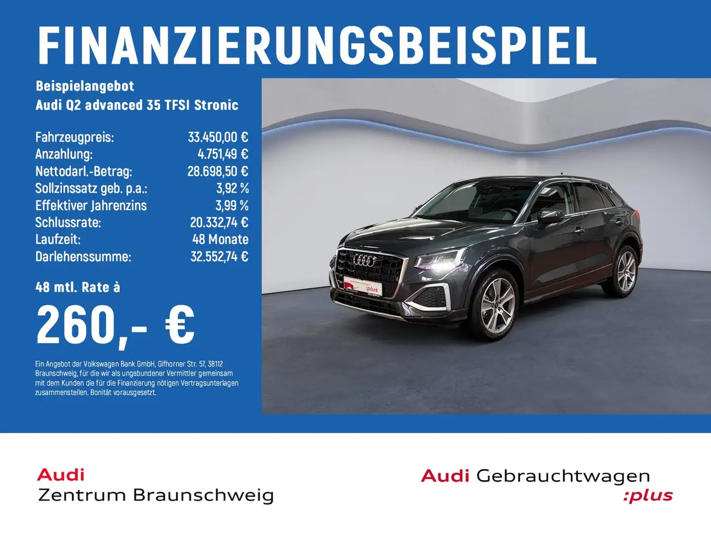 Audi Q2 advanced 35 TFSI Stronic SHZ+RearView+NAVI Grau - 2