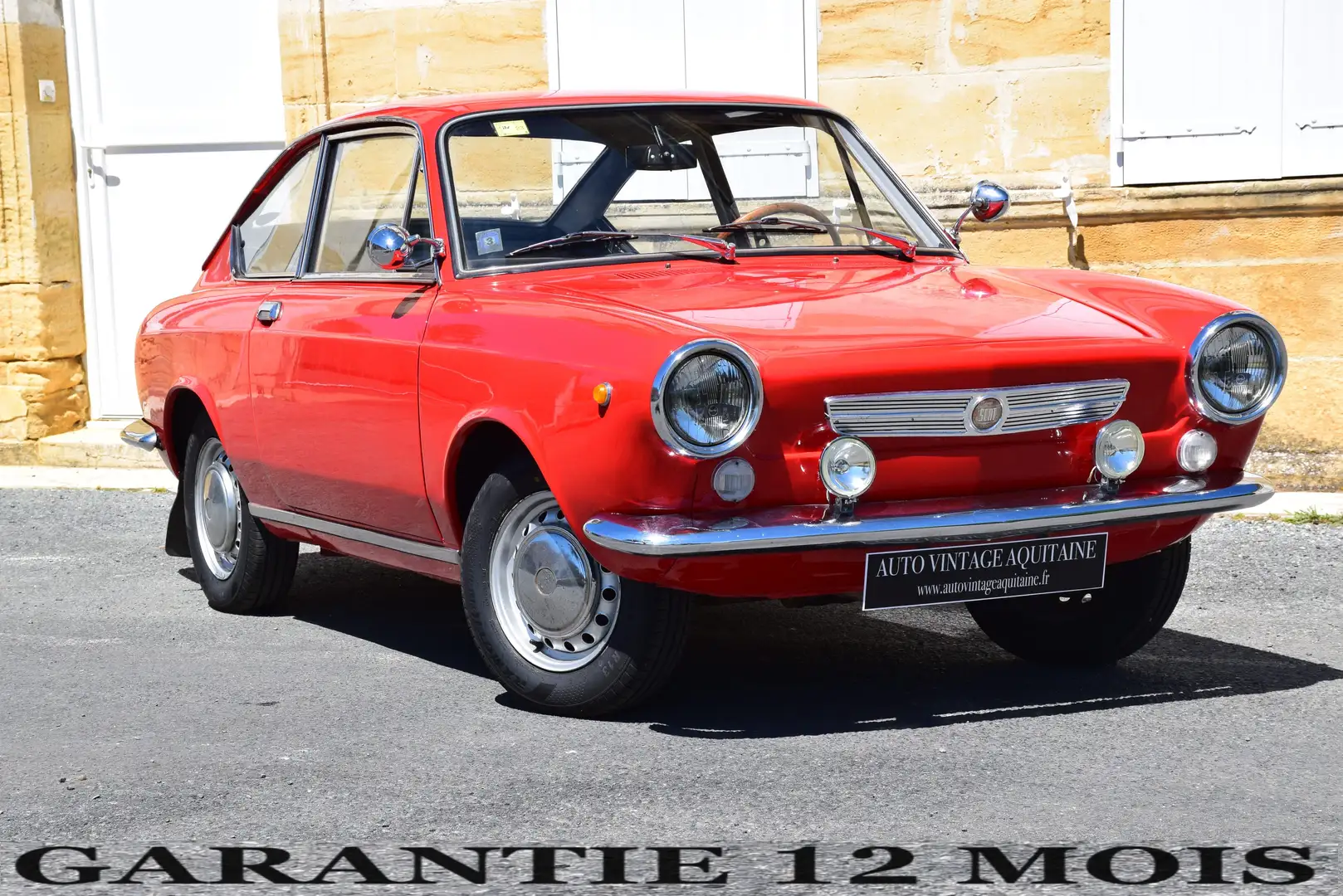 SEAT 850 Coupé Rood - 1